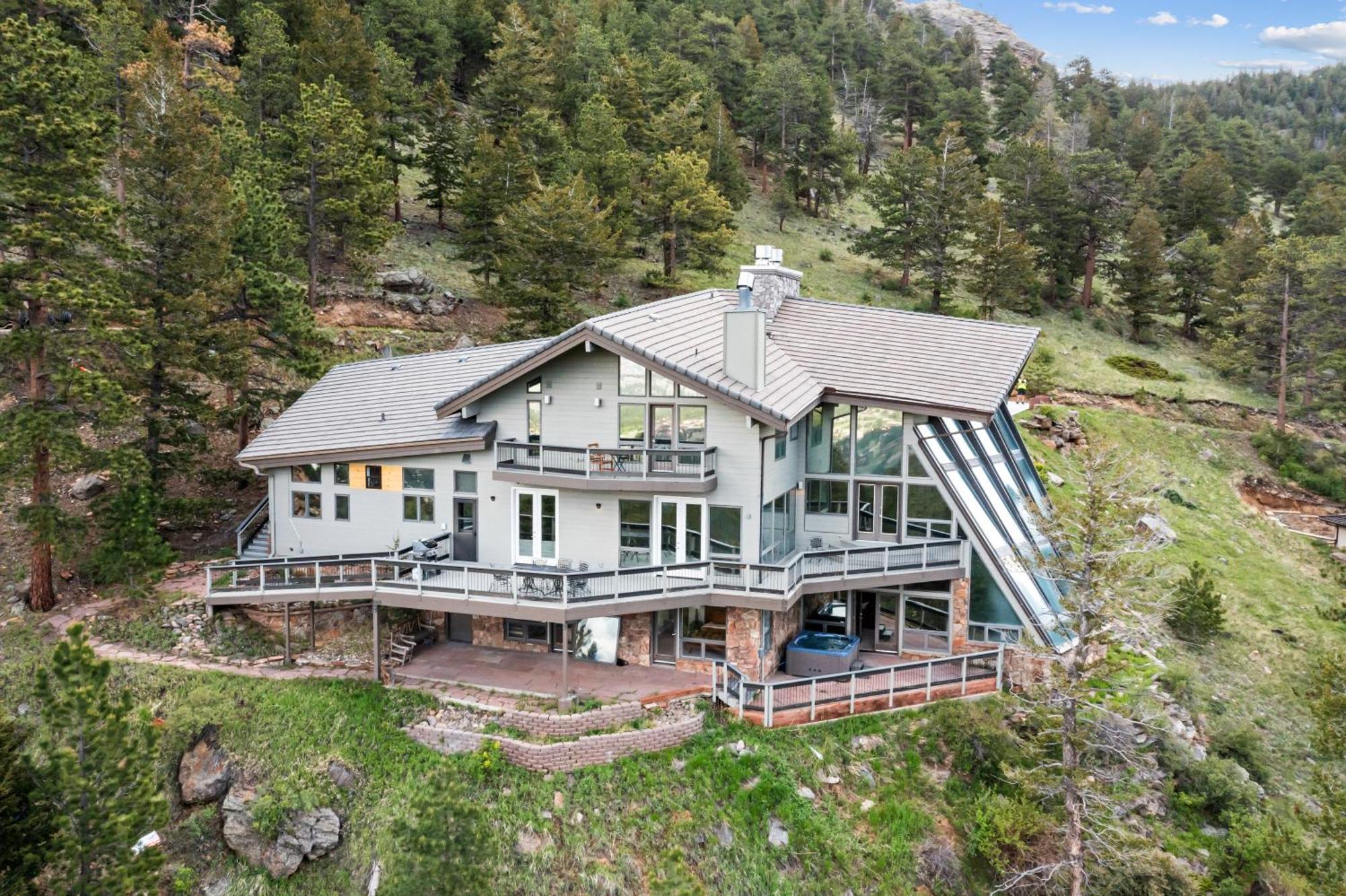 Casa De Cristal-Epic Views-Hottub-Sauna-Sleeps 10-Luxury Linens-Stocked Kitchen Estes Park Buitenkant foto